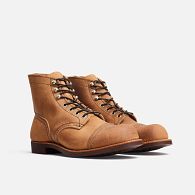 Bryce Mens Pine Leather Lace Up Ankle Boots