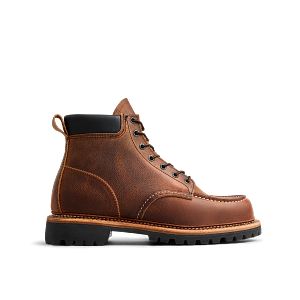 Go to Norway Moc Men's 6-Inch Norway Moc in Copper Rough and Tough Scotch-Grain