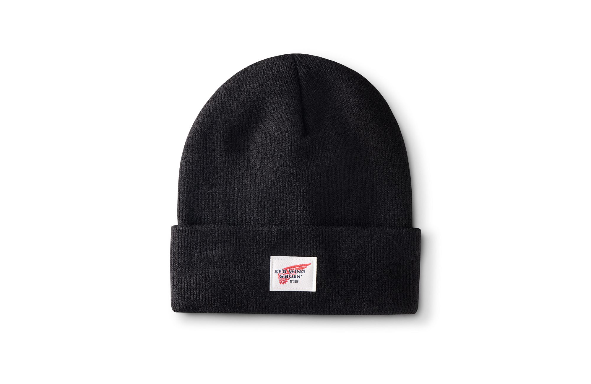 Logo Knit Beanie Hat Red Wing