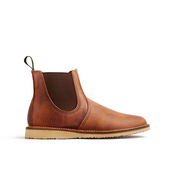 Roma - Red Bottom Chelsea Boots For Men