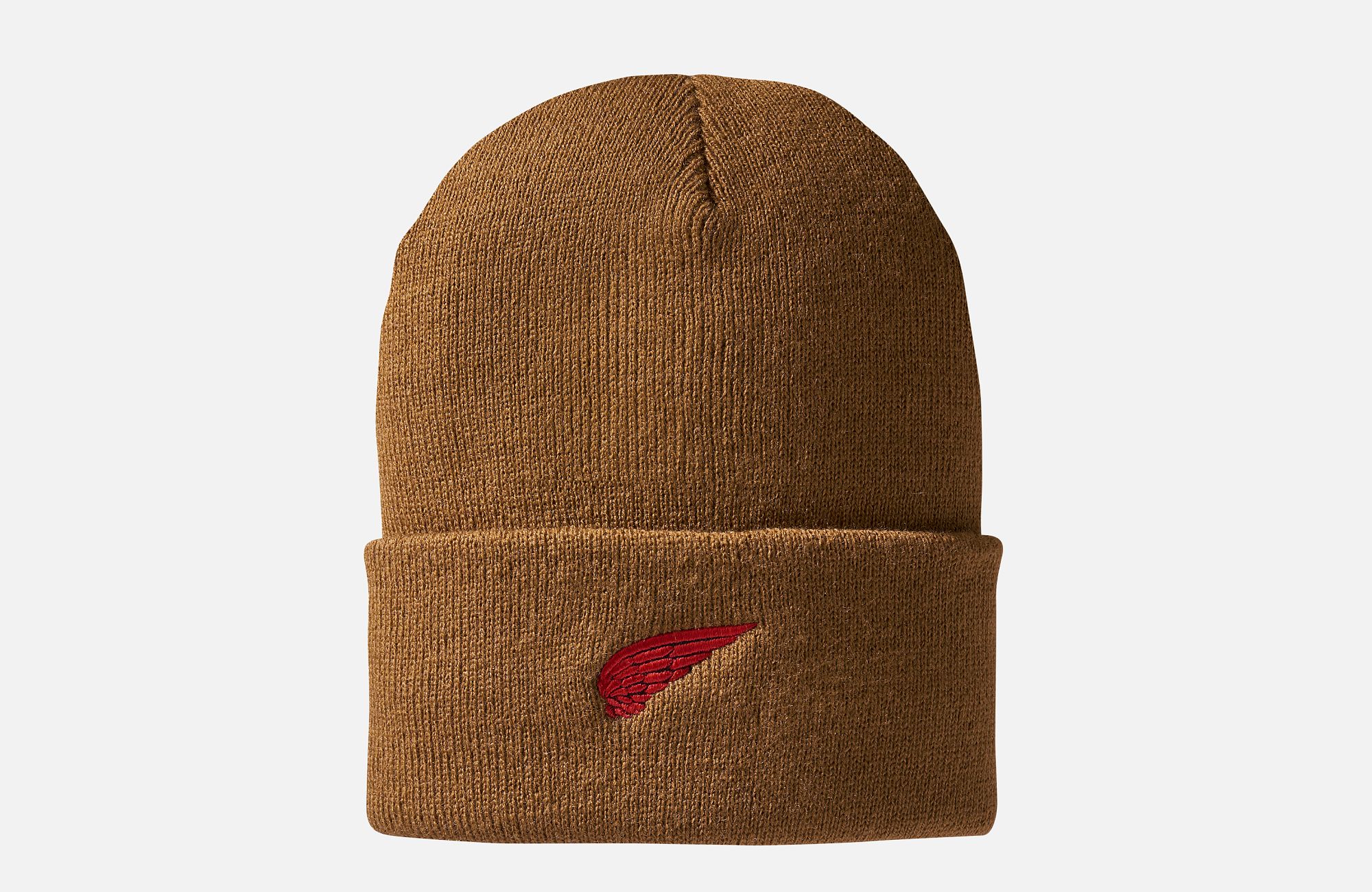 Wing Logo Knit Beanie Hat image number 0