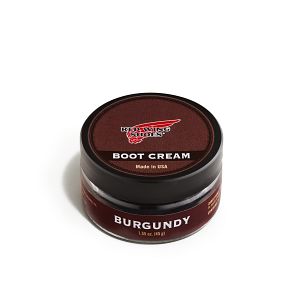 burgundy boot cream