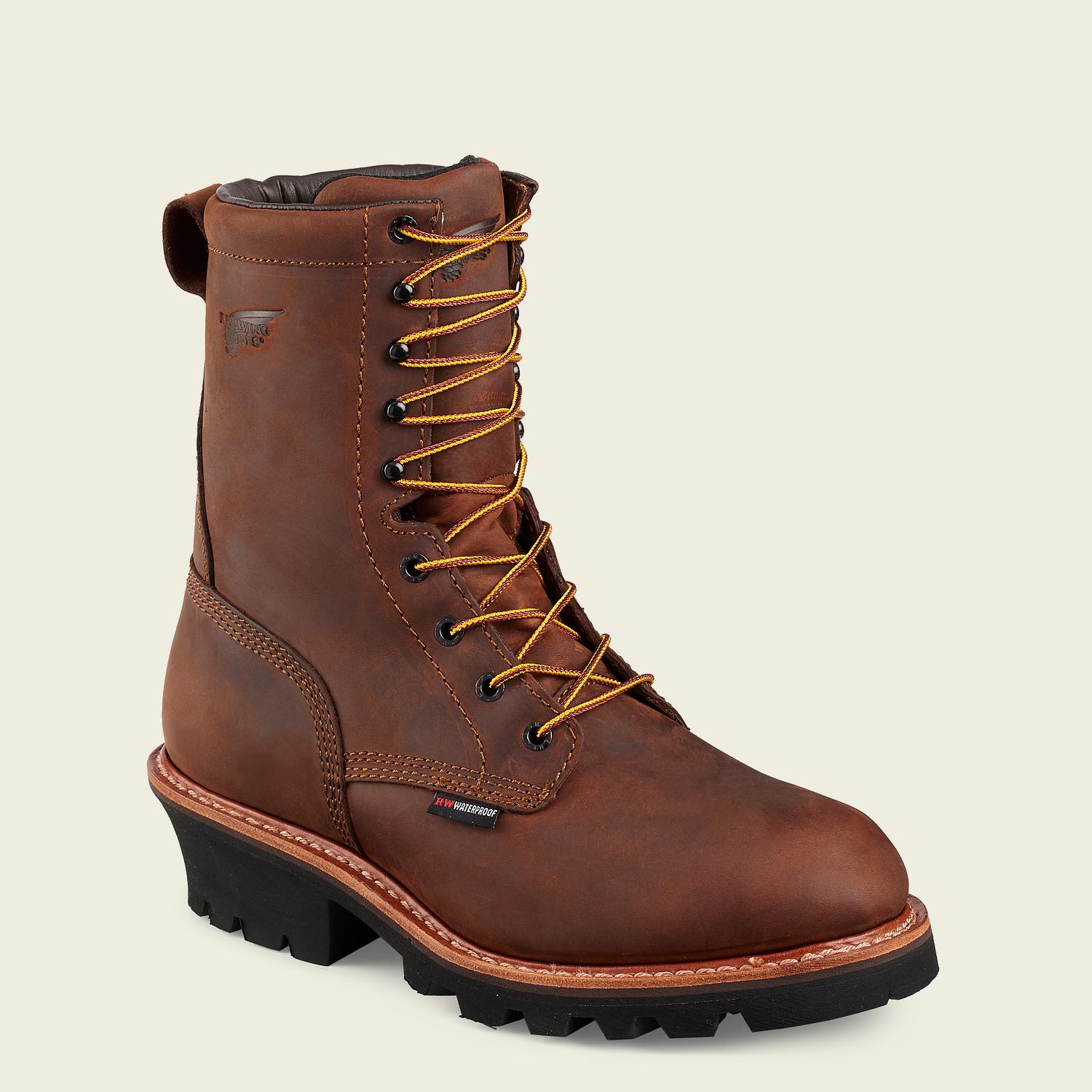 Men's 616 Electrical Hazard Insulated Waterproof LoggerMax 9-inch Logger Boot | Red Wing Work Boots