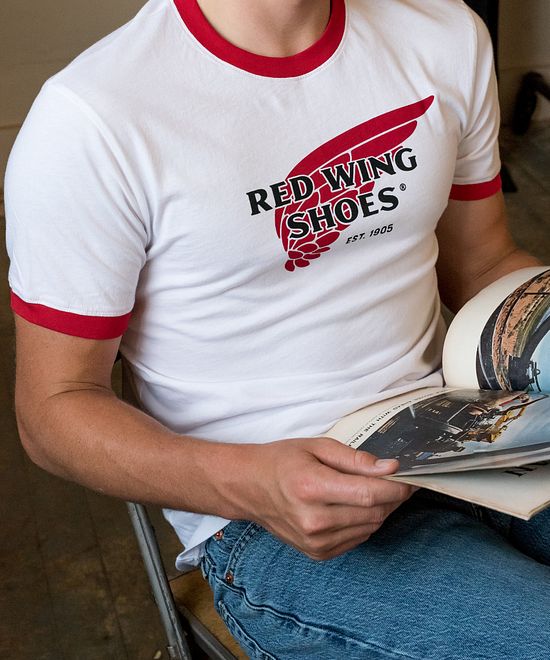 Red Wing Shoes Red Wing T Shirt With Logo 97404