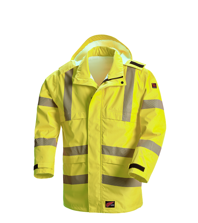 Long hi 2025 vis raincoat