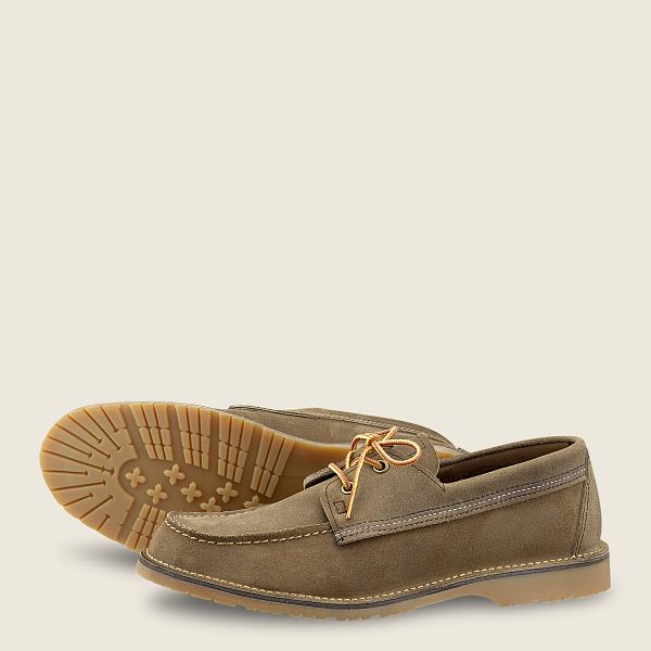 Men's Weekender Camp Moc Oxford in Tan Leather 3330 | Red Wing Shoes