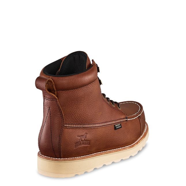 irish setter Hopkins Men's 6-inch Waterproof Leather Soft Toe Boot