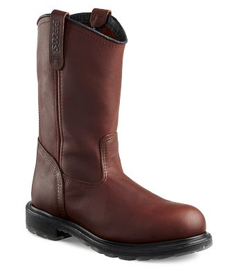 pull on work boots red wing