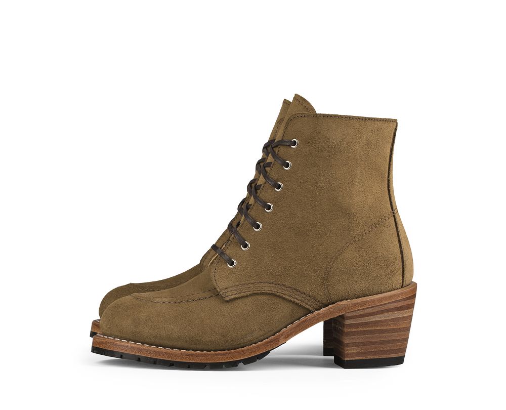Women's Clara Heeled Boot in Light Brown Leather 3402 | Red Wing Heritage