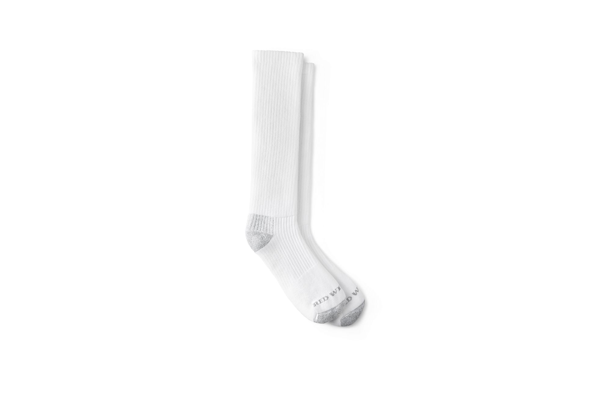 Everyday Work Medium Weight Over-the-Calf image number 1 White Unisex Cotton Blend Over-the-Calf Sock in White