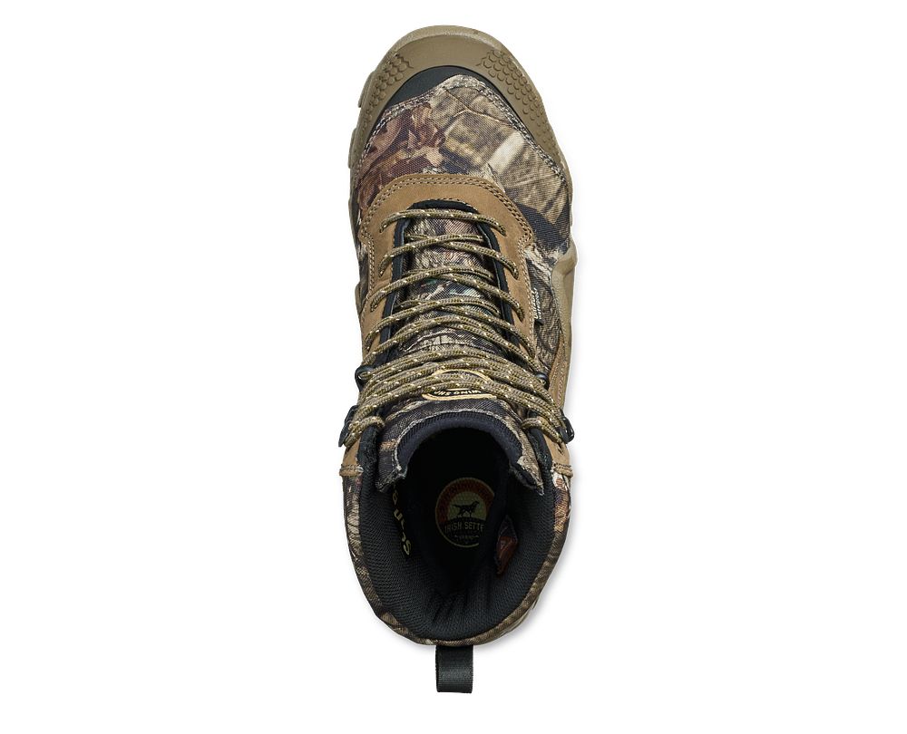 Men's 8-inch Waterproof Leather Insulated Mossy Oak® Camo Hunting Boot ...