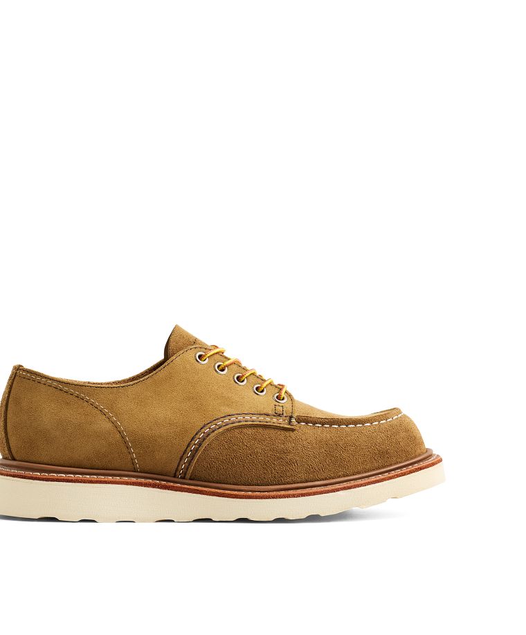 Men's Shop Moc Oxford in Camel Multi Leather | Red Wing Heritage 3113
