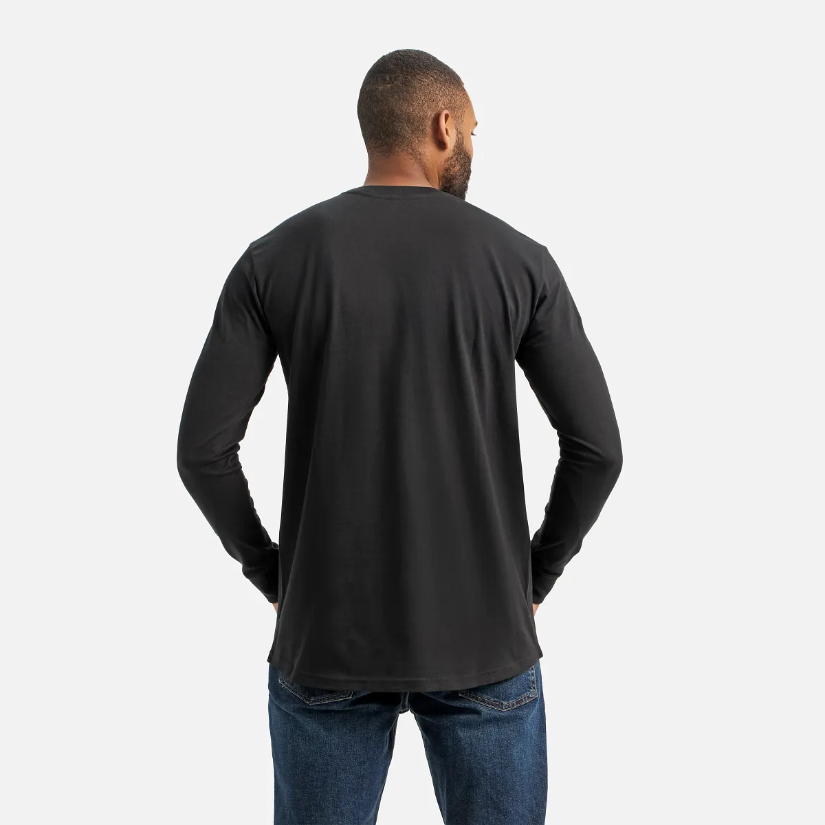 Long Sleeve Pocket T-Shirt with Sleeve Print - view 4