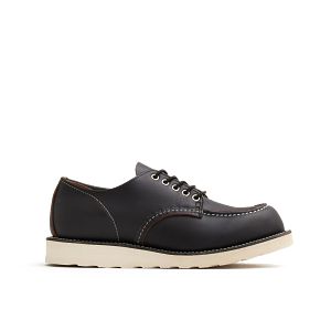 Men's Shop Moc Oxford in Black Prairie Leather 8090 | Red Wing Men's Shop Moc Oxford in Black Prairie Leather 8090 | Red Wing