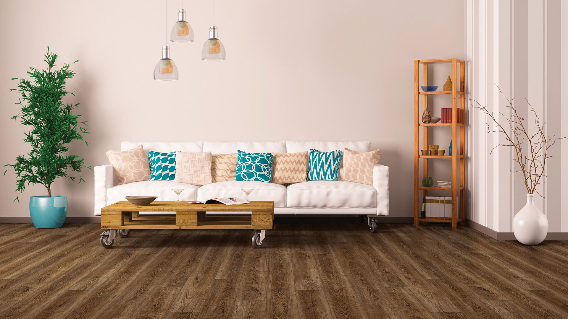 Icon Pine EVP Vinyl Flooring Product Scene