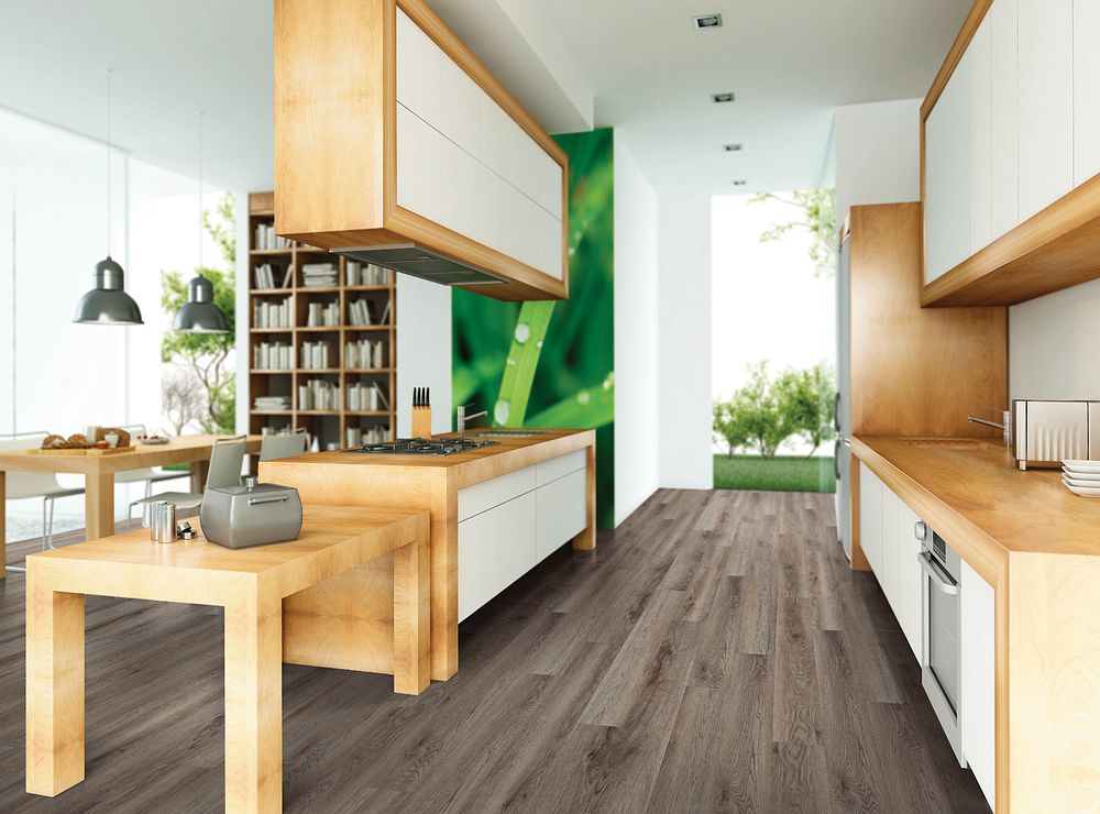 Cigar Oak Luxury Vinyl Plank Flooring COREtec Pro Galaxy