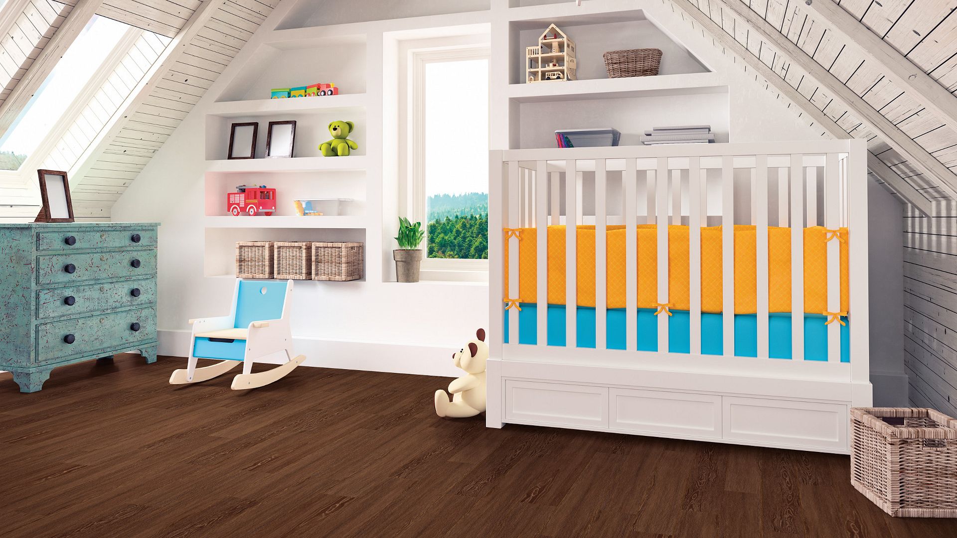 Pure Serenity - Antique EVP Vinyl Flooring Product Scene