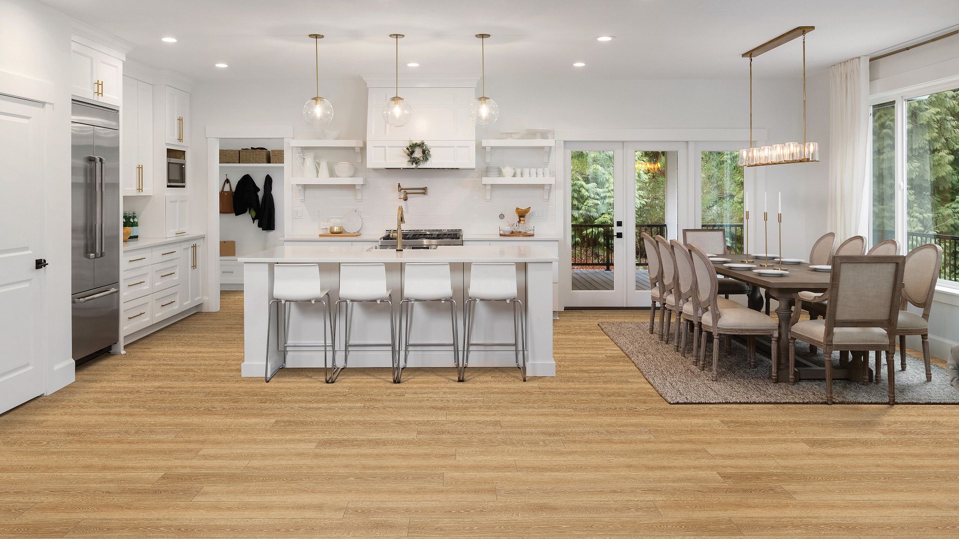 Tampa Oak EVP Vinyl Flooring Product Scene