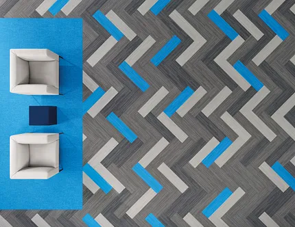 Color Frame in Hyper Blue and Color Form in Coax + Disappear + Mystic + Grey + Hyper Blue