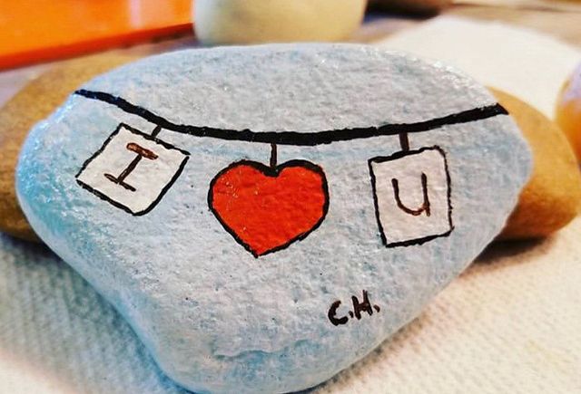 Designer spotlight Kindness matters I love you rock.JPG