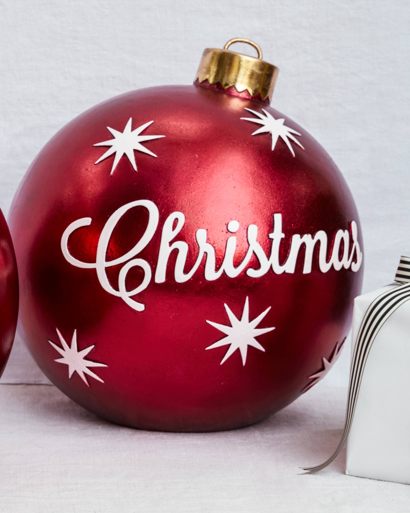 outdoor merry christmas ornaments balsam hill outdoor merry christmas ornaments balsam hill