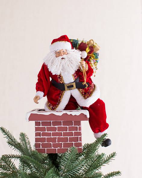 Jolly Saint Nick Tree Topper Main