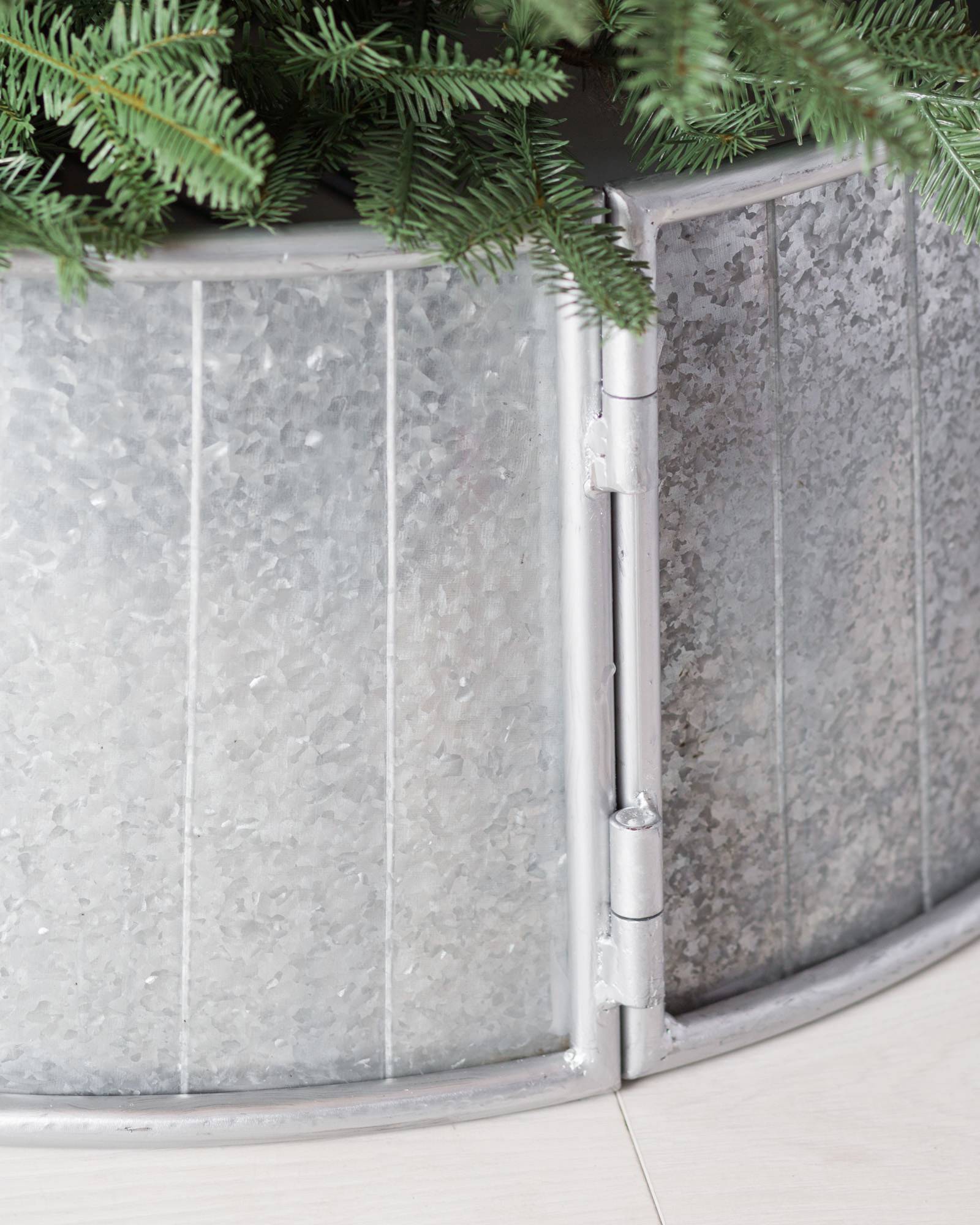 Galvanized Tree Collar Balsam Hill