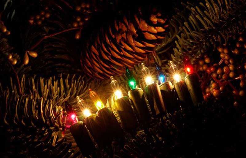 hanging christmas lights