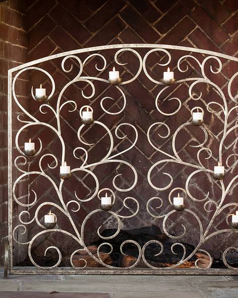 Tea Light Fireplace Screen Main