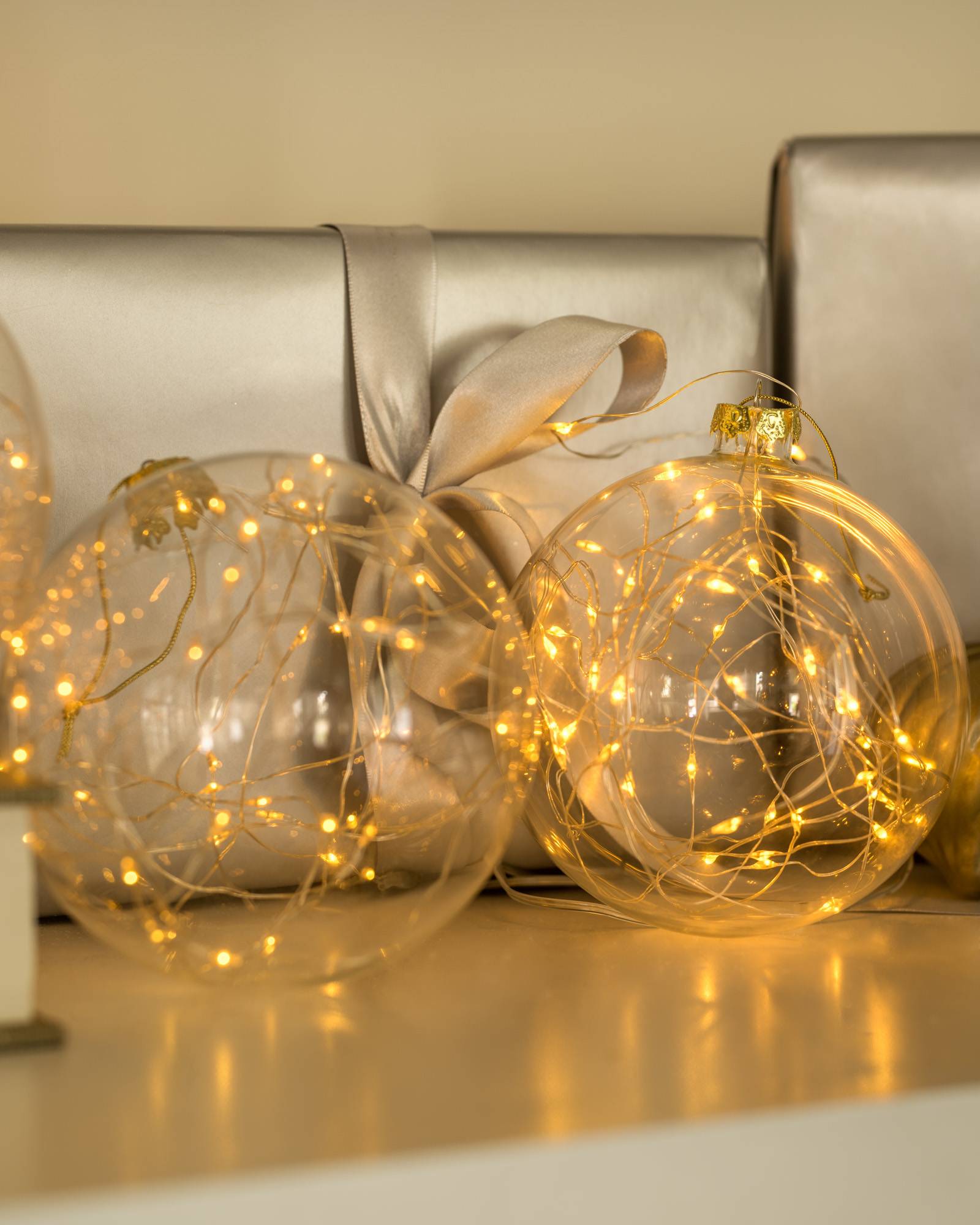 led fairy light bauble set of 3 balsam hill led fairy light bauble set of 3 balsam hill