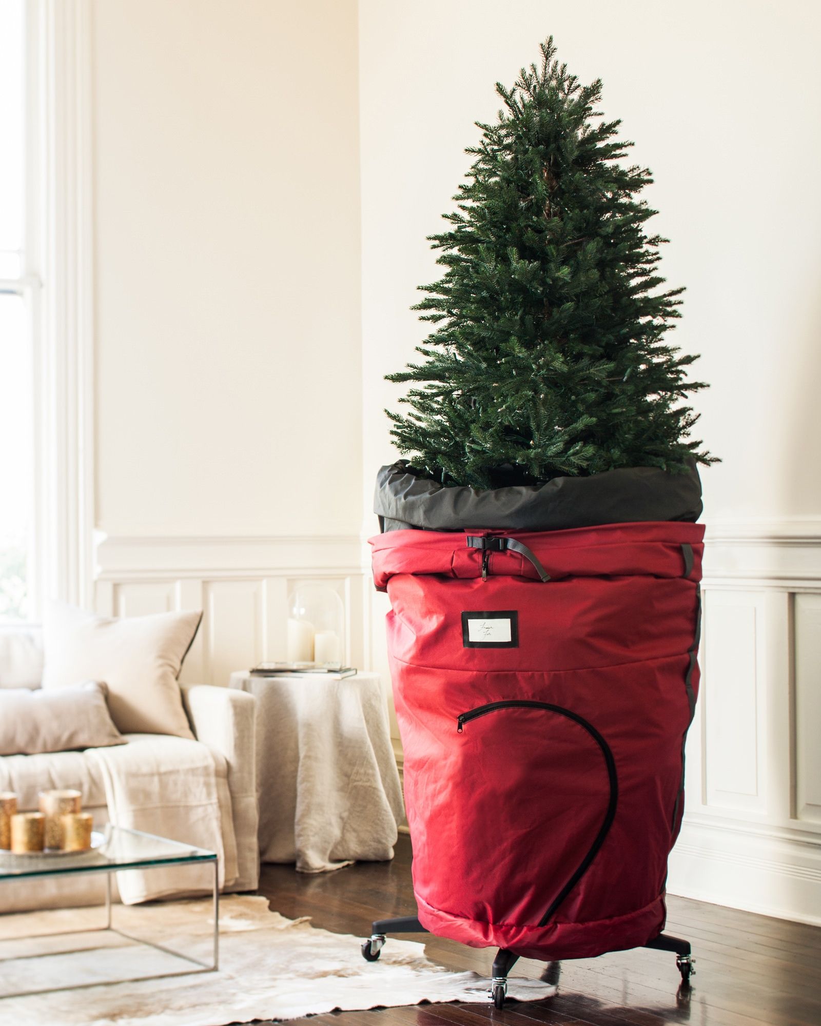 Rolling Christmas Tree Storage Bag Balsam Hill   STG 1441000 2 