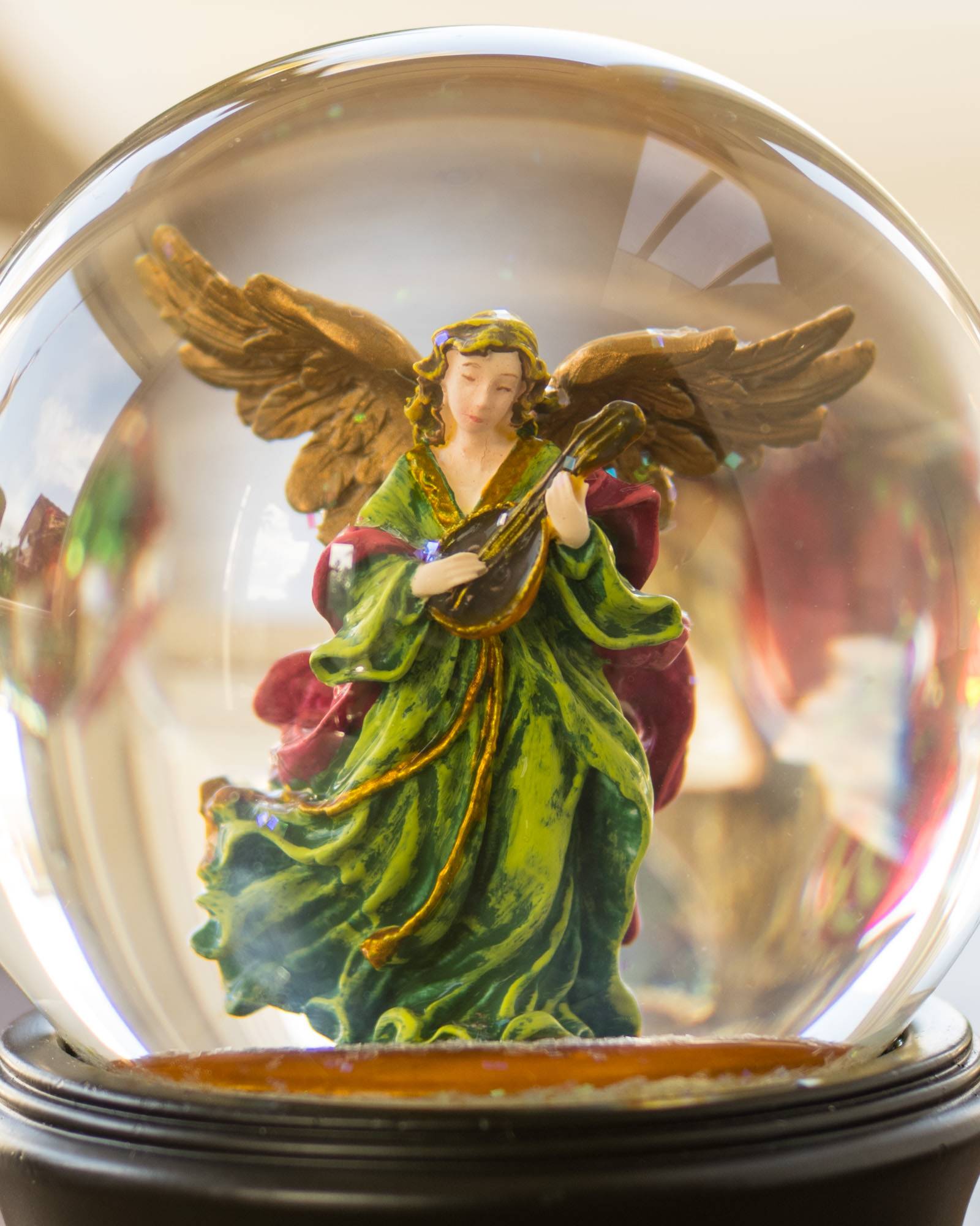 Angel Musical Snow Globe Balsam Hill