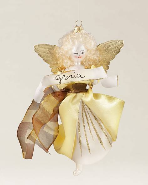 Angel Blown Glass Ornament Main