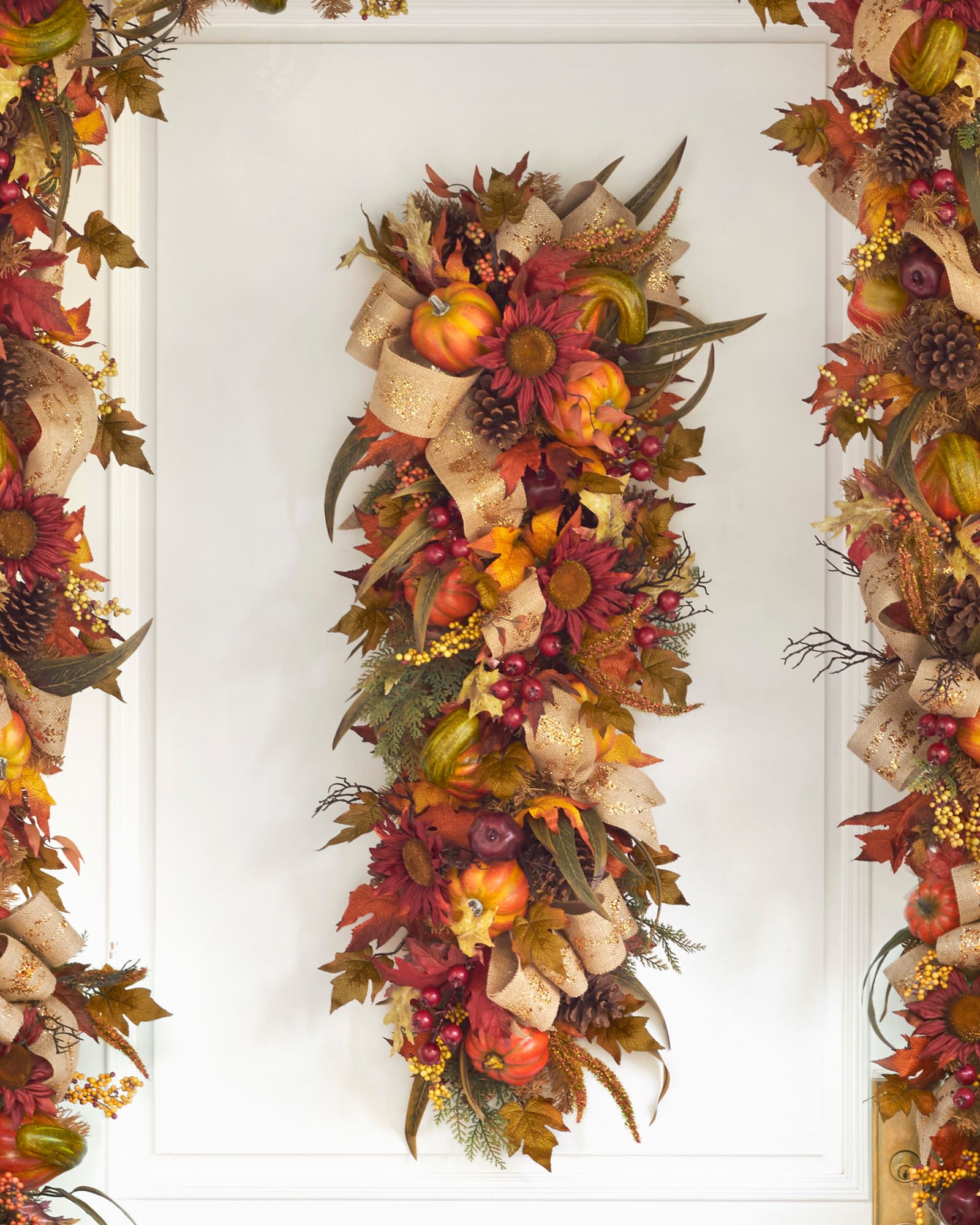 Fall Harvest Wreath Garland And Swag Balsam Hill   WRG 1541004 4 