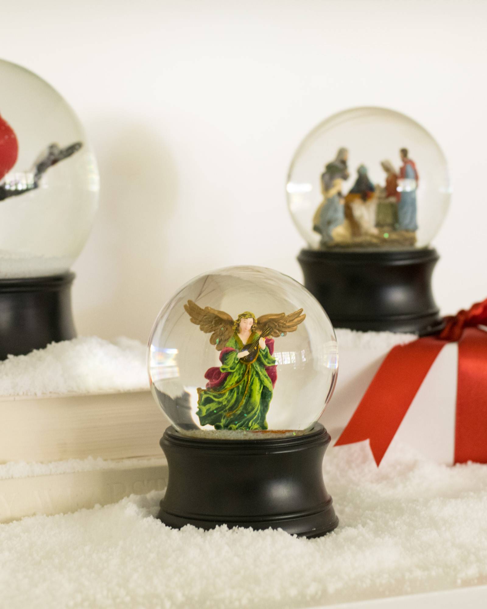 Angel Musical Snow Globe Balsam Hill