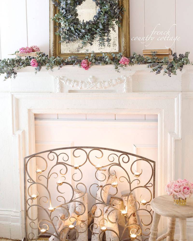 Tea Light Hearth Fireplace Screen (Burnished Gold) Balsam Hill