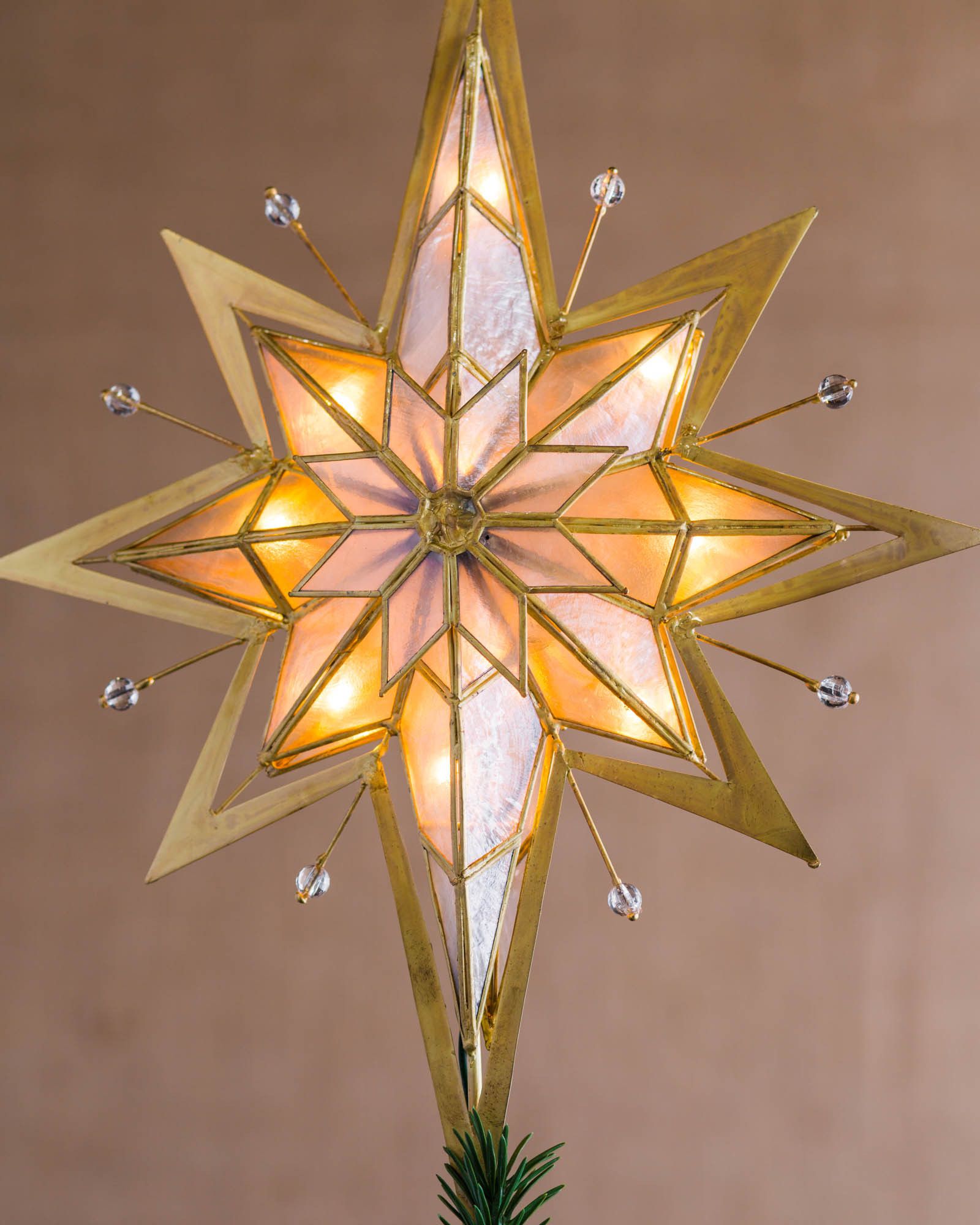 PreLit Bethlehem Star Tree Topper  Balsam Hill