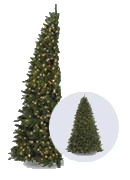 halber Weihnachtsbaum