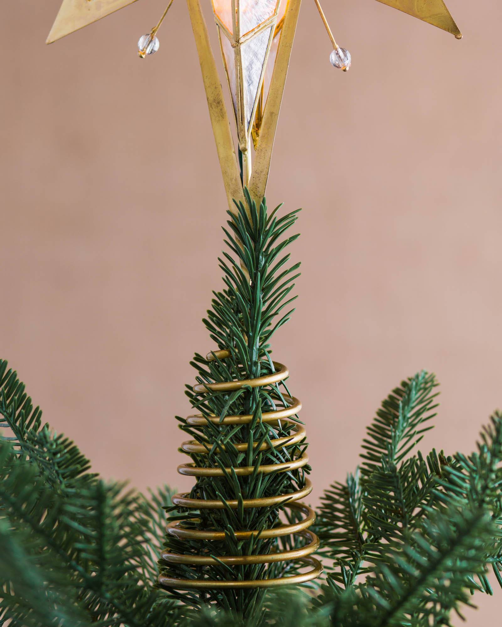 PreLit Bethlehem Star Tree Topper Balsam Hill