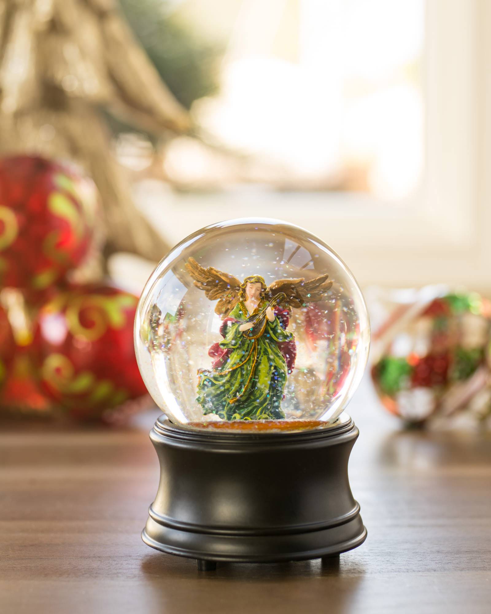 Angel Musical Snow Globe Balsam Hill