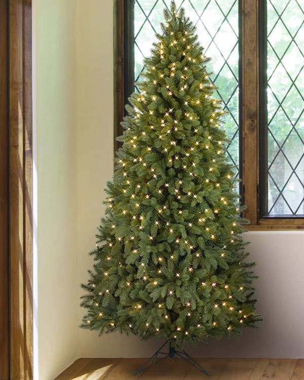 Park Avenue Corner Artificial Christmas Tree Balsam Hill