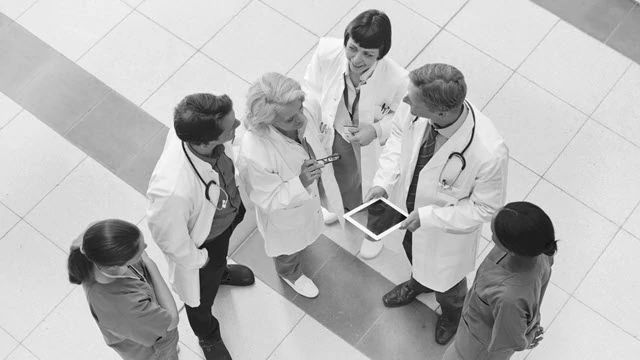 Doctor answering questions