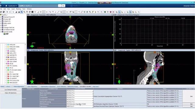 Eclipse treatment planning system for Proton