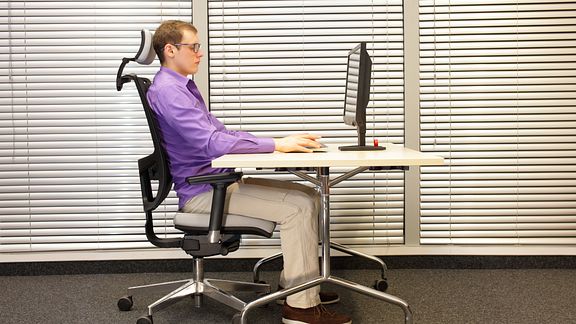 upper back and neck support for office chair