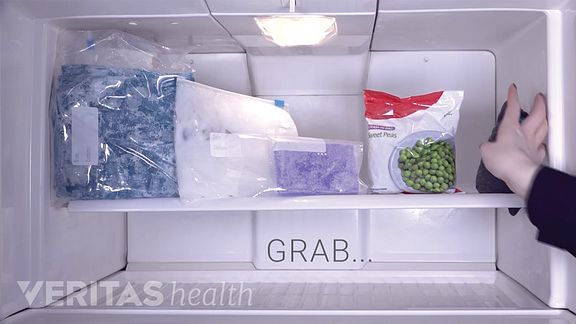 cool pack in refrigerator