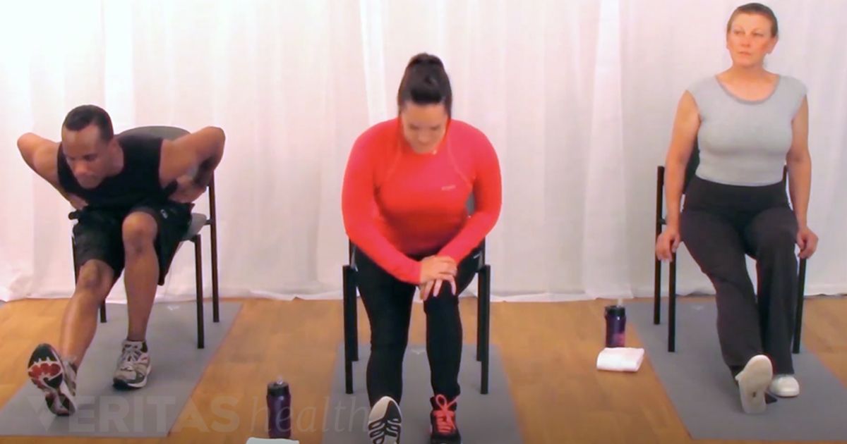 Seated Chair Hamstring Stretch For Low Back Pain Relief Video