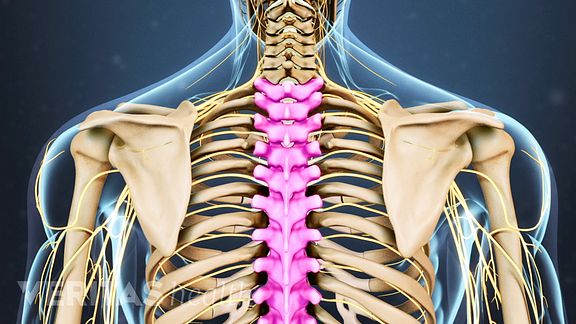 What are some treatment options for chronic thoracic spine pain?