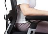 Woman sitting in ergonomic office chair