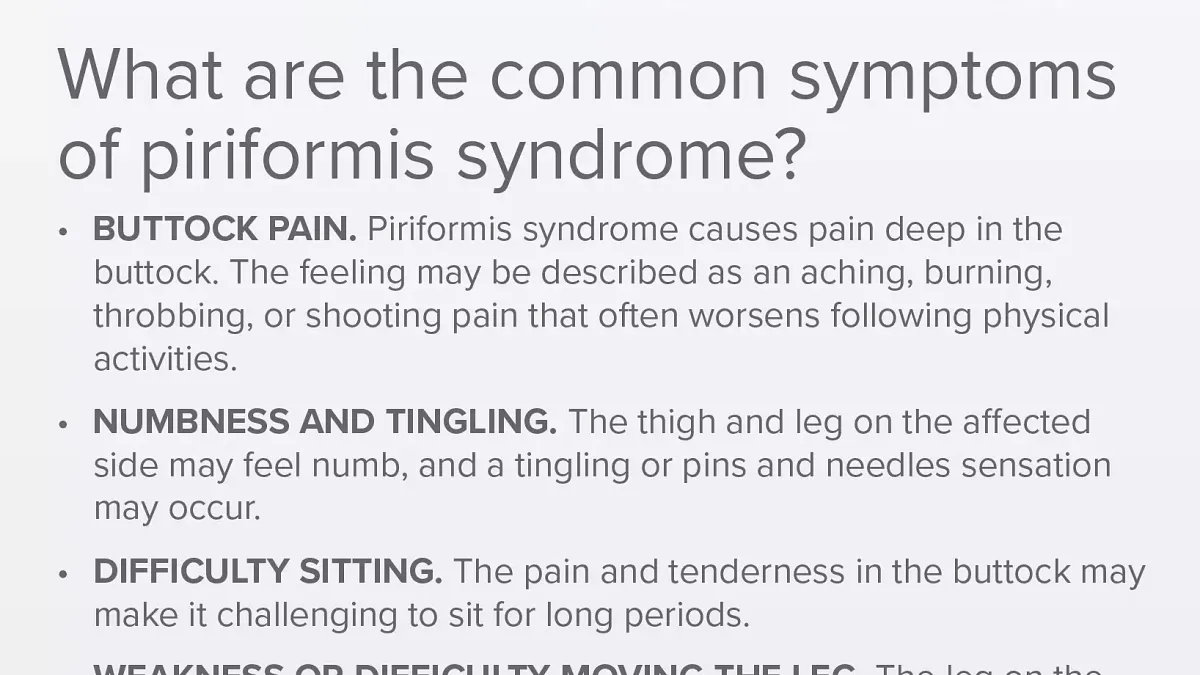 Piriformis Syndrome - NuvoVivo: Reverse Your Age & Lifestyle Diseases