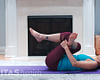 4 Easy Stretches for Lower Back Pain Video Image of woman laying on a mat performing the piriformis stretch for lower back pain